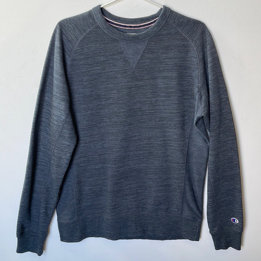 Champion Men’s Long Sleeve Shirt | Dark Grey | Small